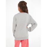 Tommy Hilfiger Unisex Sweater met Logo Lichtgrijs