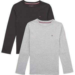 Tommy Hilfiger - Underwear Shirt - Nachtblauw / Grijs Gemêleerd / Rood / Zwart / Wit - 2-delig