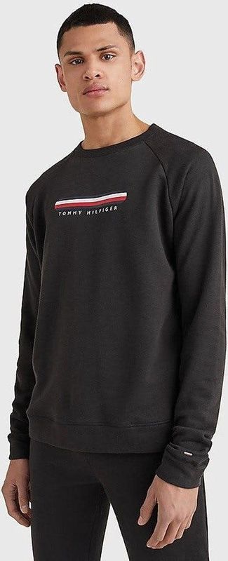 Tommy Hilfiger - UM0UM02363 - Sweatshirt - Zwart - Katoen - Lange Mouwen