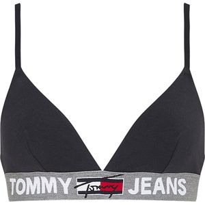 Tommy Hilfigervoor vrouwen. UW0UW02721 Bralette bh zonder vulling met zwarte onderband (S), Homewear, Katoen