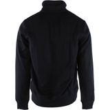 Tommy Hilfiger - Logo Mock Neck Rits Sweatshirt - Blauw - Katoen/Polyester