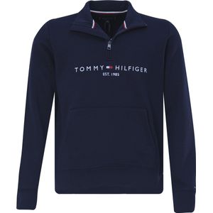 Tommy Hilfiger - Zipper Pullover Donkerblauw - Regular-fit