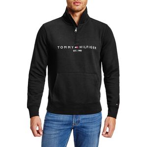 Tommy Hilfiger Logo Mock Trui Mannen