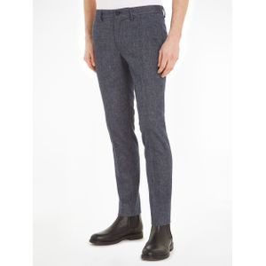 Tommy Hilfiger - Stretchbroek - Donkerblauw - Katoen/Elastaan