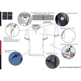 Tommy Hilfiger regular fit heren polo lange mouw - 1985 Regular Ls Polo - wit