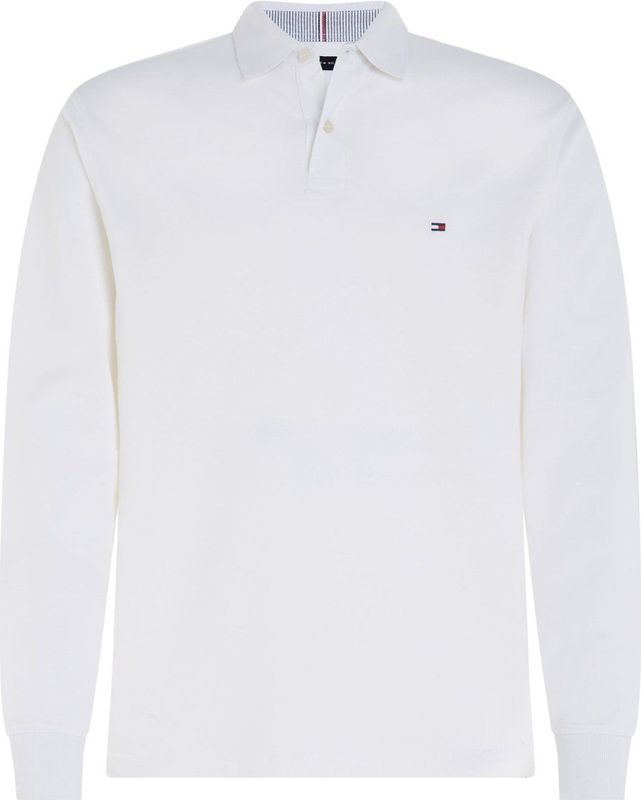 Tommy Hilfiger - 1985 Polo - Heren - Blauw - Jersey - Lange Mouwen