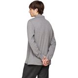 Tommy Hilfiger 1985 regular long sleeve polo - grijs melange (Medium Grey Heather)