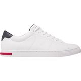 Tommy Hilfiger Essential Leather Detail Vulcanized Trainers Wit EU 39 Man
