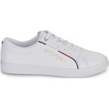 Tommy Hilfiger Tommy Hilfiger Signature Cupsole-sneakers voor dames, Wit