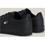 Tommy Jeans Retro Ess Cupsole Sneaker voor heren, Zwart, 42 EU