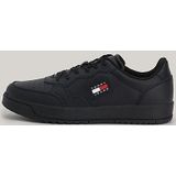 Tommy Jeans Retro Ess Cupsole Sneaker voor heren, Zwart, 42 EU