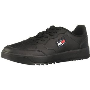 Tommy Hilfiger Tommy Jeans Retro ESS Sneakers Cupsole voor heren, zwart.