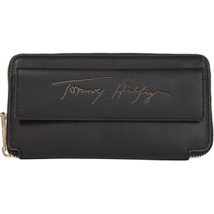 Tommy Hilfiger - Iconic tommy large ZA wallet - dames - black