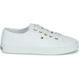 Sneakers in stof Essential TOMMY HILFIGER. Polyester materiaal. Maten 39. Wit kleur