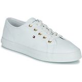 Sneakers in stof Essential TOMMY HILFIGER. Polyester materiaal. Maten 39. Wit kleur