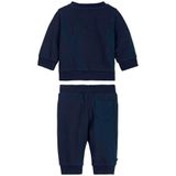 TOMMY HILFIGER - Sweatshirt + Joggingbroek - Marineblauw - Katoen