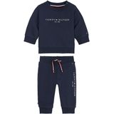 TOMMY HILFIGER - Sweatshirt + Joggingbroek - Marineblauw - Katoen