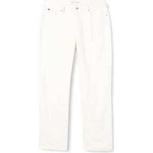 Tommy Hilfiger Nieuwe klassieke rechte Hw Cw Jeans voor dames, Ecru, 36W / 32L