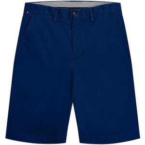 TOMMY HILFIGER - Harlem 1985 - Chino Broek - Marine - Katoen, Knopsluiting, Regular Pasvorm