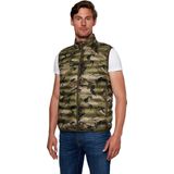 Tommy Hilfiger - Mouwloze Jas - Groen - Waterdichte Stof - Geïsoleerd