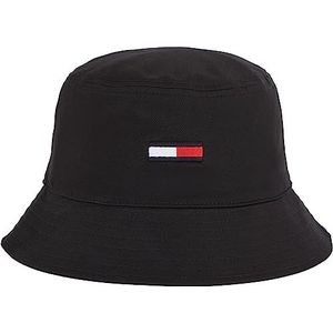 Tommy Hilfiger TJM Vlag Bucket Hoed, Zwart, One Size, zwart.