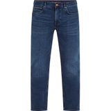 Tommy Hilfiger - Denim Broek - Donkerblauw - Katoen