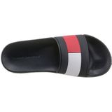 Slippers Rubber TH Pool TOMMY HILFIGER. Rubber materiaal. Maten 40. Blauw kleur