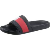 Slippers Rubber TH Pool TOMMY HILFIGER. Rubber materiaal. Maten 45. Blauw kleur