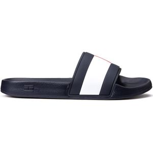 Slippers Rubber TH Pool TOMMY HILFIGER. Rubber materiaal. Maten 45. Blauw kleur