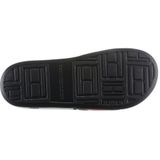 Slippers Rubber TH Flag TOMMY HILFIGER. Rubber materiaal. Maten 42. Zwart kleur