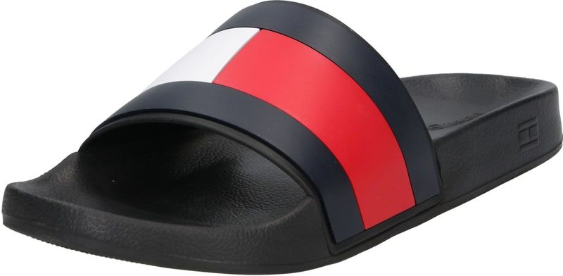 Tommy Hilfiger - Zwembadsandalen - Zwart - Rubber