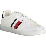 Tommy Hilfiger, Heren, Schoenen, Wit, Maat: 41 EU Poliester,