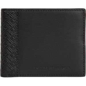 Tommy Hilfiger - Central mini cc portemonnee - RFID - heren - black (!!let op geen kleingeld vak!!)