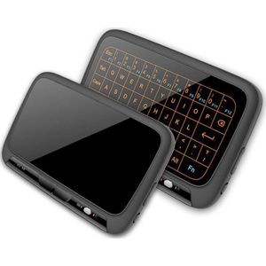 Elementkey® KB2 – Mini Wireless Keyboard + Touchpad – 2.4GHz – Fullscreen – Qwerty – Met Backlight – Universeel met USB Dongle