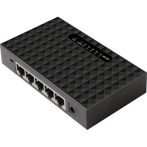 DrPhone ZSX-1 - Desktop Switch - 5 Poorten - Gigabit - Zwart