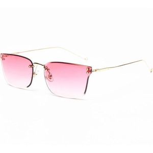 Bugolini® Nova - Designer Zonnebril Voor Dames - Gepolariseerd - UV400 - Ogen Zichtbaar - Roze