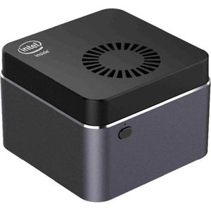 Elementkey iniX Mini PC – Ultra Klein Desktop Computer – Intel Celeron J4125 2.7GHz – 8GB RAM + 256GB SSD – Compact en Krachtig – Zwart
