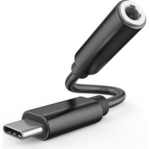 DrPhone H2 Ultra – Hifi USB-C DAC naar 3.5mm - Digitaal Analoog Converter ( DAC) – ALC4050 DAC chipset - Versterker – PCM 32Bit/384kHz - Voor o.a Samsung S Series / Note Series / iPad Pro / Koptelefoons – Zwart