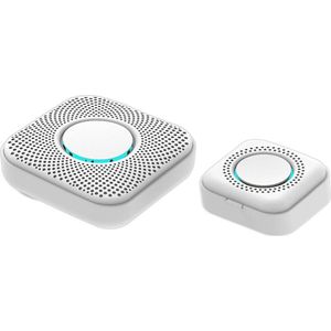 DrPhone HiSound - Draadloze 433Mhz Slimme Deurbel - LED Licht - 36 Deuntjes / Melodieën - Plug & Play - 150m2