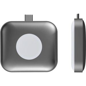 DrPhone MCM3 2-in-1 USB-C Draadloze Oplader - Geschikt voor Apple Watch 38/40/41/42/44/45mm & AirPods met draadloos opladen