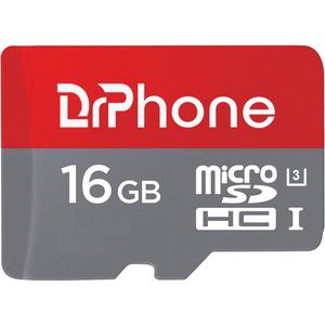 DrPhone MSI – HC U3 - 16GB Micro SD Kaart Opslag - Met SD Adapter - High Speed Klasse 10 - Premium Opslag