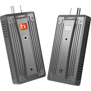 DrPhone ScreenStream2 - Draadloze HDMI Ontvanger & Zender – 180 Meter Bereik – Display Adapter Dongle Voor Tv Monitor Projector - Zwart