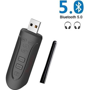 DrPhone SKYLINK E11 Bluetooth 5.3 Audio Zender met AptX Adaptive – Dual Stream – USB & AUX – Qualcomm QCC3056 – Grote Bereik – Geschikt voor TV, PC, PS5, Switch