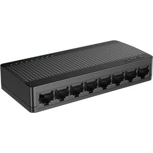 DrPhone TND - 8 Poorten RJ45 - Gigabit Switch - Zwart