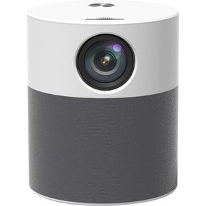 ELEMENTKEY BEAM6® Full HD WiFi Beamer – Android 9.0 – 1920x1080P – Stil – 120 ANSI – AirPlay – Home Cinema – Wit/Grijs