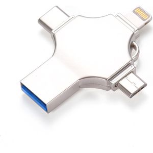 DrPhone 3-Drive – 16GB - Flashdrive - USB Opslag - USB Stick - Externe Geheugen voor smartphones – tablets - Lightning - Android – USB-C – USB. 3.0