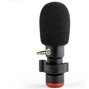 DrPhone TM1 - Aux – Telefoon Microfoon – AUX Aansluiting – 3.5mm Jack - Smartphone Ruisonderdrukking – Plug And Play - Zwart