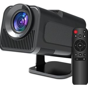 Elementkey CineCubic Compacte Beamer Projector - 300 Ansi - 4K-ondersteuning, Android 11, WiFi 6, Bluetooth 5.0 - Apps downloaden