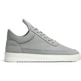 Filling Pieces Low Top Ripple Nubuck Sneakers Leer Heren Lichtgrijs