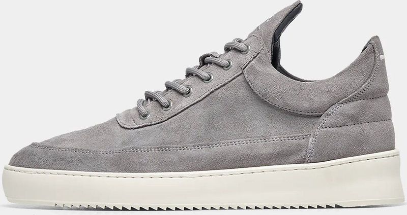 Filling Pieces Low Top Suede Organic Grey Heren Sneakers